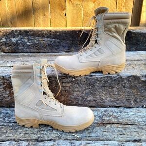 Combat Boots Desert Tan CV4100 Size 14 W Corcoran Hot Weather USA - Read